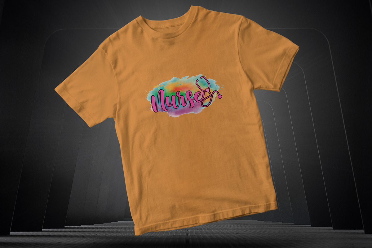 Nurse With Stethoscope Shirt Design, a Graphic by Vector Portal (Photo 4 of 4)