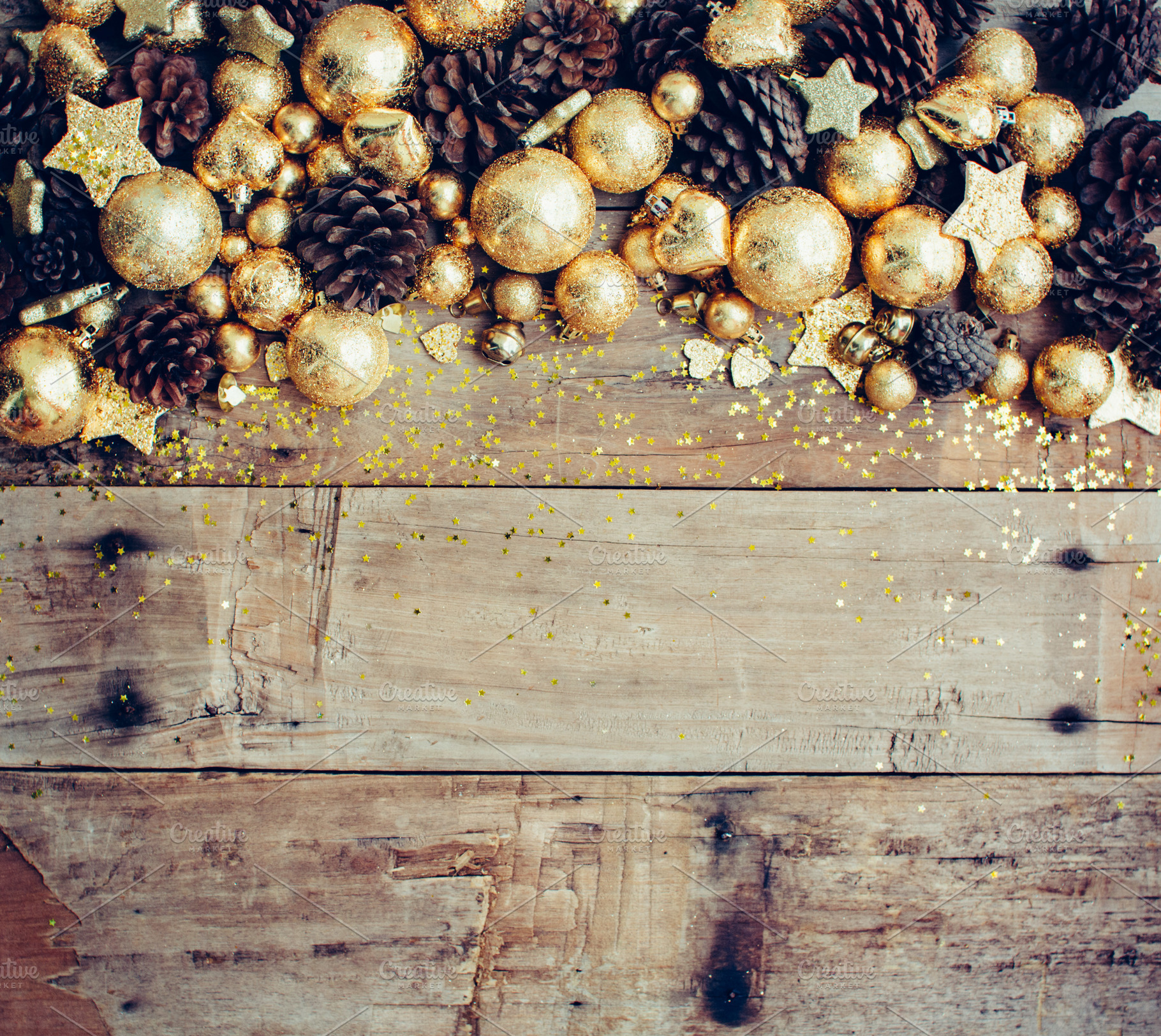 Christmas background stock photo containing background and decoration, a Holiday Photo by Abstract Vanilla