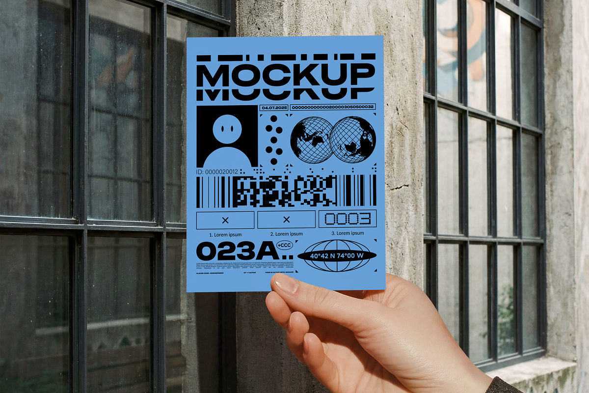 Hand Holding Blank Card Mockup, an Advertising Mockup by PopotLane (Photo 3 of 5)