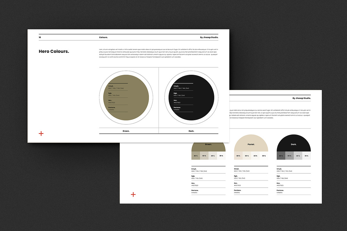Brand Guidelines Template, a Presentation Template by Occy Design (Photo 9 of 11)