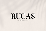 RUCAS - Modern Luxury Serif, a Serif Font by Vroz Studio (Thumbnail 1 of 8)