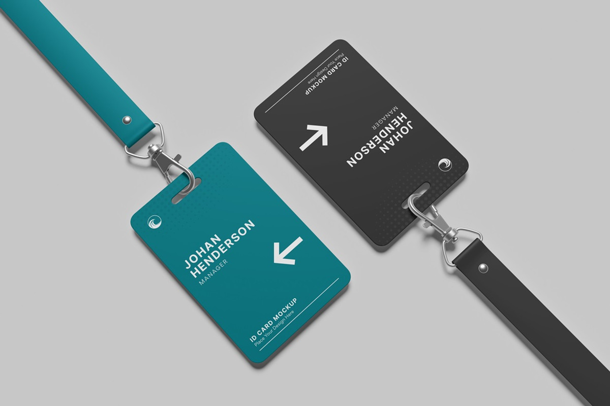 ID Card Mockup, an Advertising Mockup by GraphicWindow (Photo 4 of 7)