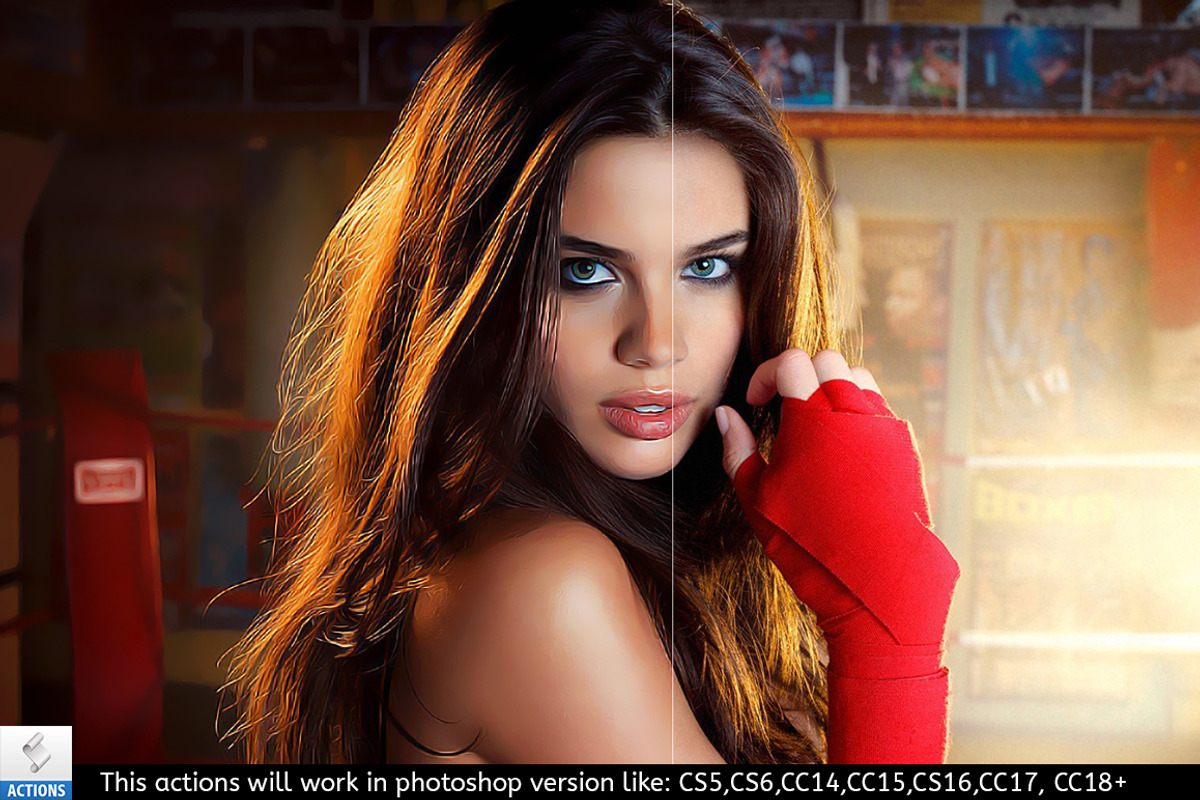 05 Retouch painting phoshop Action, an Action Add-On by Vatdesign (Photo 5 of 5)