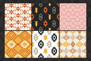 30 Aztec Southwestern Patterns Pack