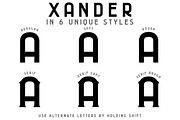 Xander, a Serif Font by 1871 Project (Thumbnail 2 of 7)