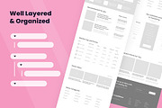 Crypto News Wireframe Website, a Wireframe Template by INSPR STD (Thumbnail 5 of 6)