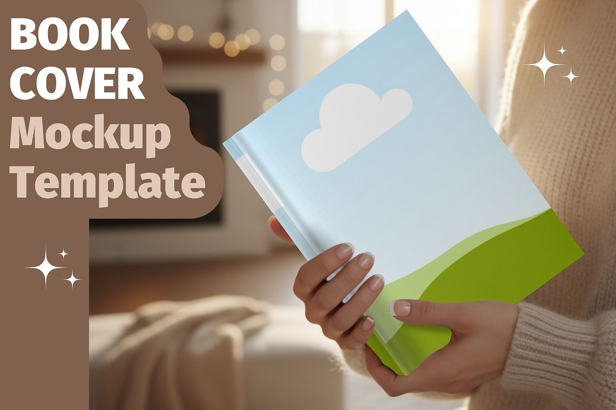 Book Mockup Canva, Book Cover Mockup, a Books & Magazine Mockup by GraphiCarola (Photo 1 of 4)