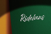 Ridelans - Modern Script, a Script Font by Lettermine (Thumbnail 7 of 10)