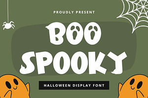 BooSpooky - Halloween Display Font