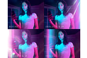Neon light leak overlays, an Object Graphic by Paper Farms (Thumbnail 3 of 5)