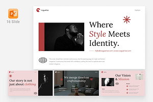 Fashion Brand PowerPoint Template, a Presentation Template by Eklip Studio