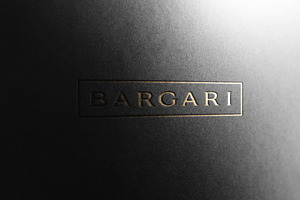 Logo Mockup Luxury Black Paper