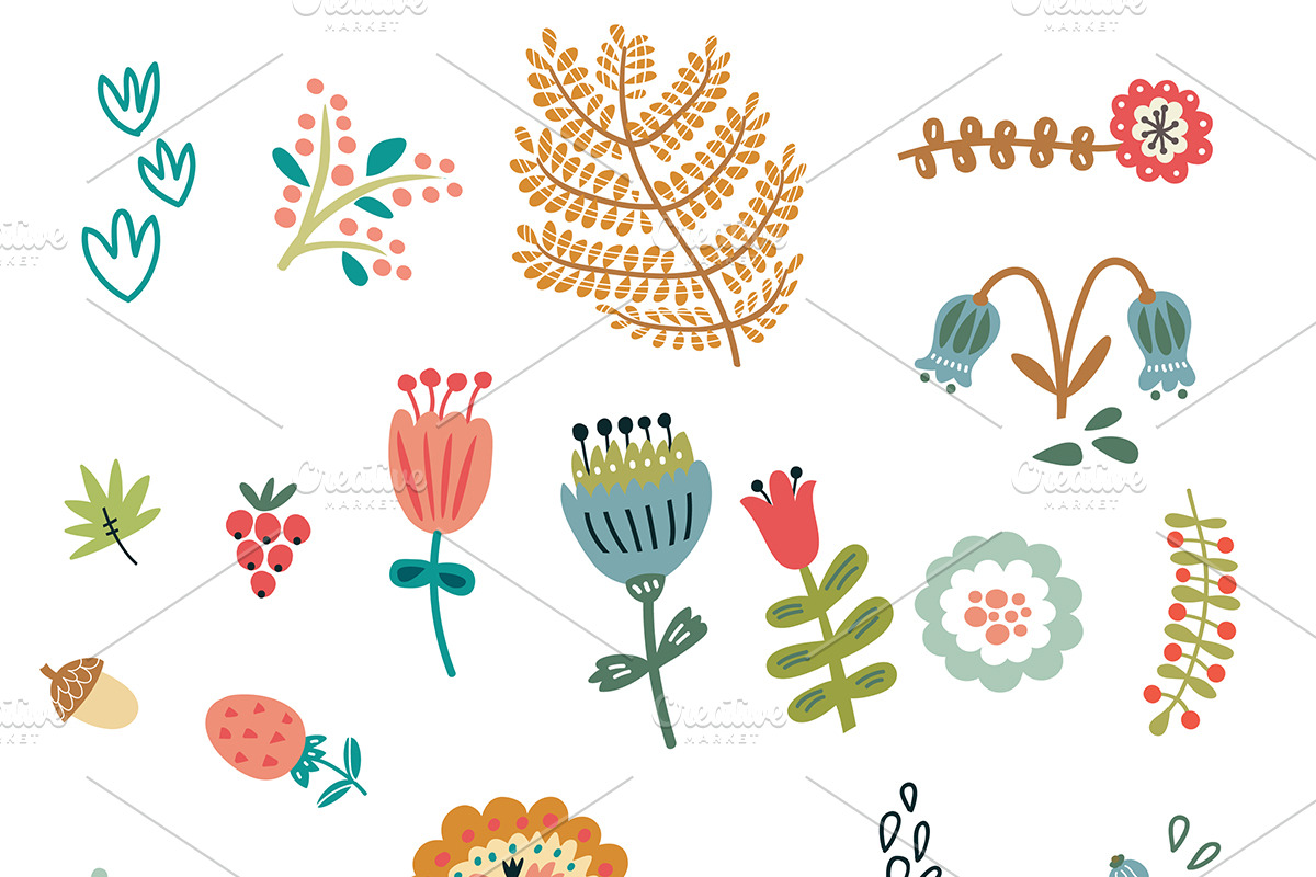 Forest. Animals and patterns, a Pattern Graphic by Anna Guz's Store (Photo 5 of 5)
