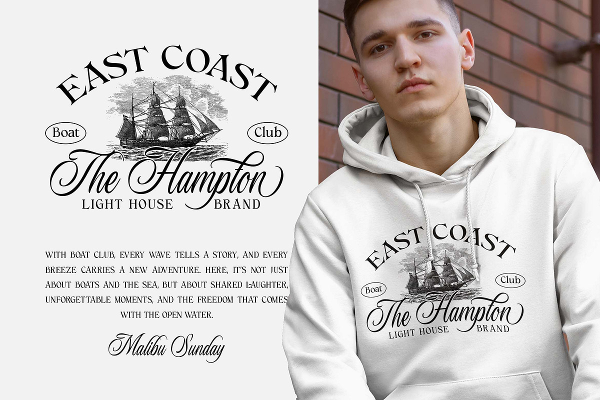 Malibu Sunday - Elegant Stylish font, a Serif Font by Blankids Studio (Photo 5 of 12)