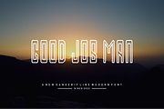 GorjandaLine, a Font by puji_hartono (Thumbnail 2 of 5)