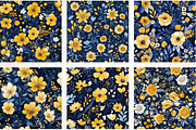 Flowers Seamless Pattern, a Pattern Graphic by DreamCafeArt (Thumbnail 3 of 3)
