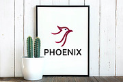 Red Phoenix Bird Animal Head Logo, a Branding & Logo Template by jongcreative (Thumbnail 3 of 3)