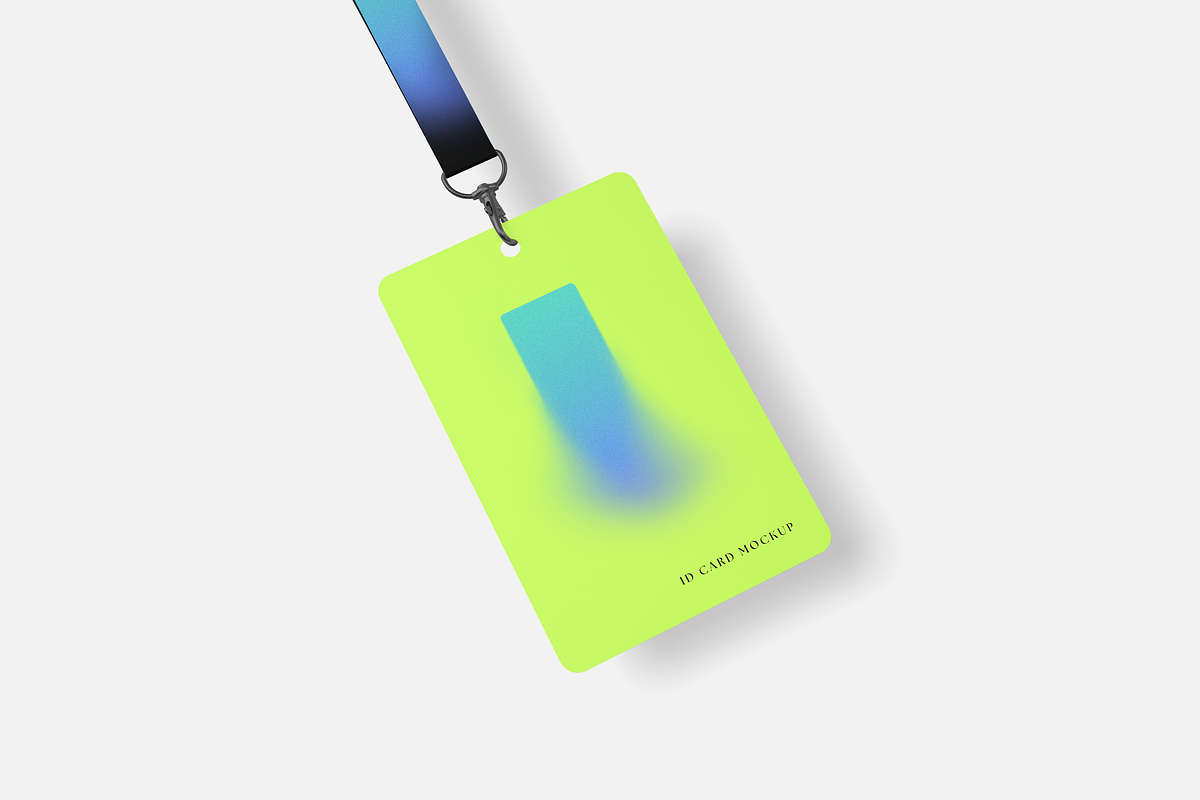 Id Card Lanyard Mockup, an Advertising Mockup by DSNA Mockup (Photo 2 of 5)