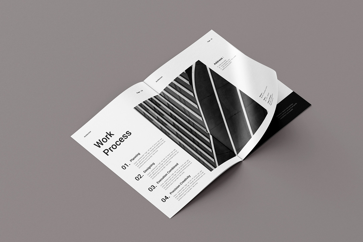 Architecture Brochure Template, a Brochure Template by Seeing-art (Photo 8 of 11)