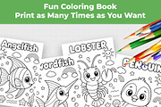 Animal Coloring Book for Kids, an Education Illustration by Mohammad Sarfaraz (Thumbnail 10 of 13)