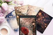 36 Japan Junk Journal Pages, a Background Graphic by LA Design (Thumbnail 5 of 10)
