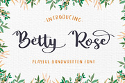 Betty Rose - Handwritten Font, a Script Font by Craft Supply Co. (Thumbnail 2 of 11)