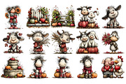 Autumn Farm PNG Clipart Bundle, a Seasonal Illustration by Nicolle's Colorful Art (Thumbnail 5 of 7)