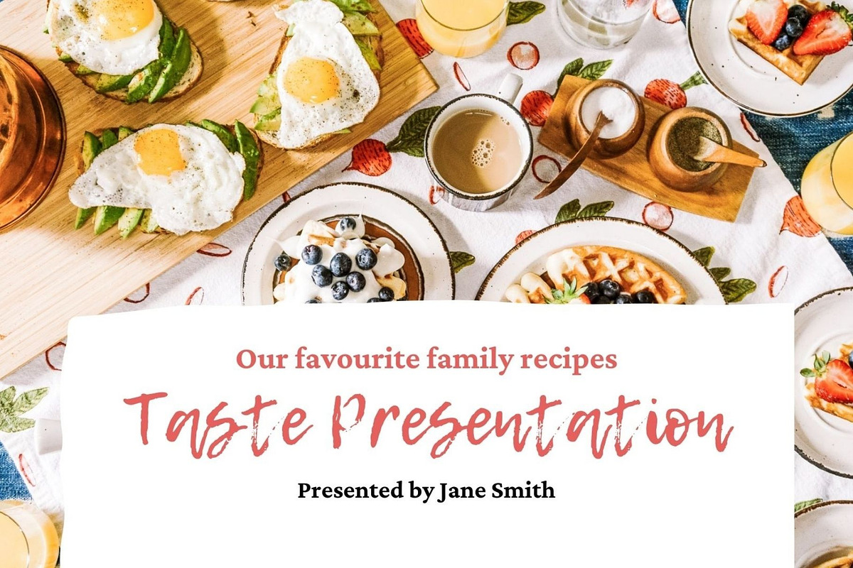 Food Webinar, Course, Presentation, a Presentation Template by Cultive Creative (Photo 1 of 11)