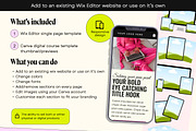 Pink Feminine Faceless Sales Page, a Wix Template by Template Twist Shop (Thumbnail 4 of 10)