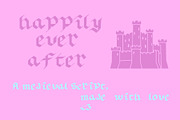 Happily Ever After Medieval Font, a Handwritten Font by Eryn Rose Design (Thumbnail 4 of 18)