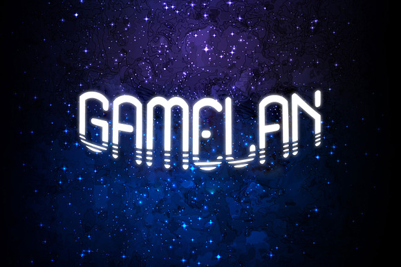 Gamelan Font preview 4