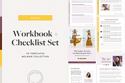 Melanie Workbook + Checklists Canva, a Magazine Template by The Canva Template Shop (Thumbnail 1 of 5)