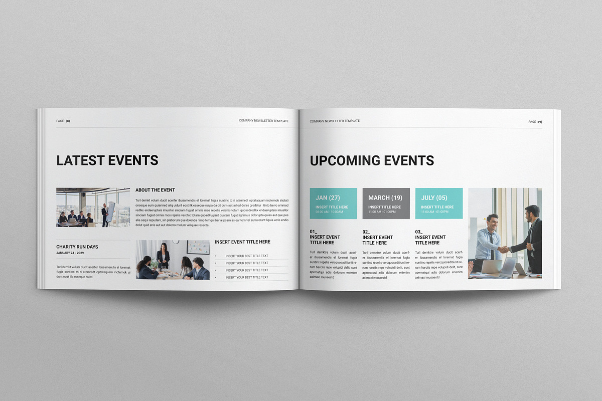 Company Newsletter Landscape, a Brochure Template by E-Type (Photo 4 of 7)