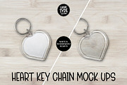 Heart Keychain Mock Up, a Product Mockup by Little Type Factory (Thumbnail 2 of 4)
