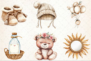 Baby Shower Boho Nursery Clipart, an Illustration by Rose Art (Thumbnail 3 of 4)
