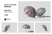 Clean Umbrella Mockup, a Merchandise Mockup by ianmikraz (Thumbnail 1 of 5)
