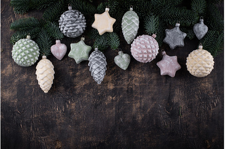 Vintage retro Christmas tree toy, a Holiday Photo by Yulia Furman