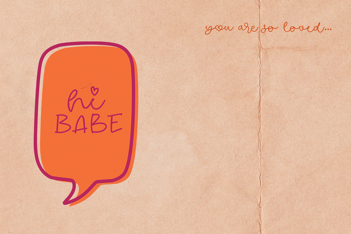 Some Love Font Duo & Doodles preview 3