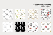 Egypt Spirit. Symbols Set + Patterns, an Object Graphic by Sopelkin (Thumbnail 10 of 10)