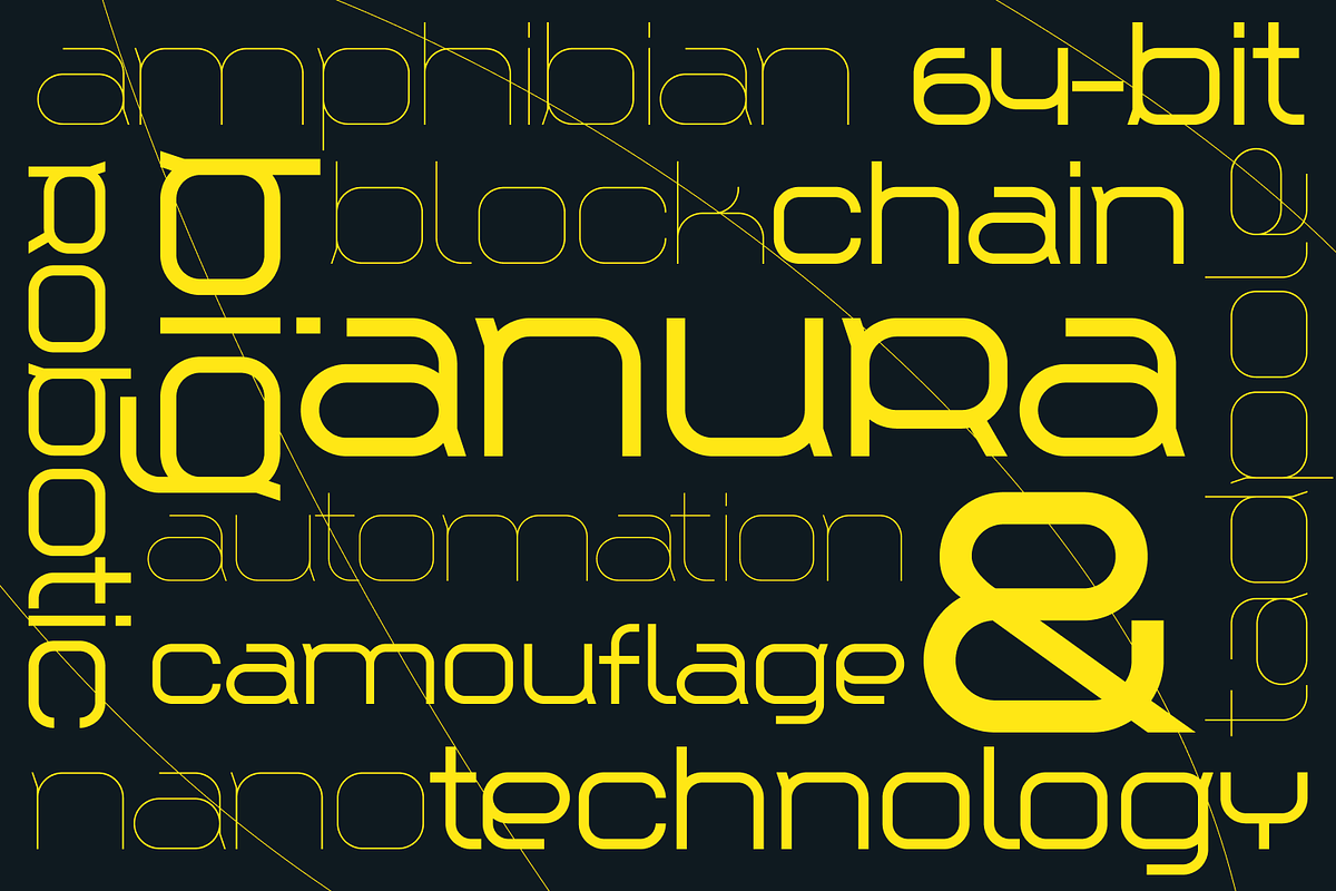 Anura Font, a Sans Serif Font by IWMType (Photo 2 of 7)