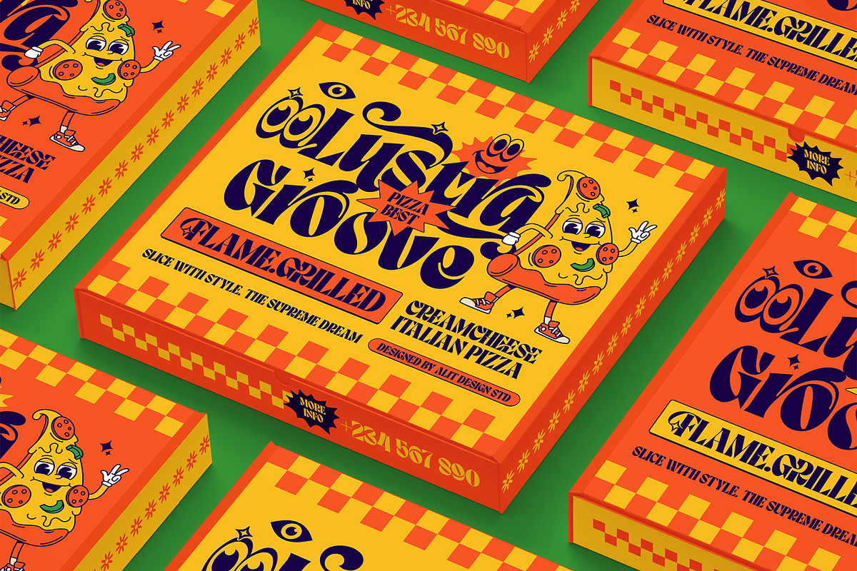 Contrast Groovy Typeface, a Serif Font by alit design (Photo 14 of 20)