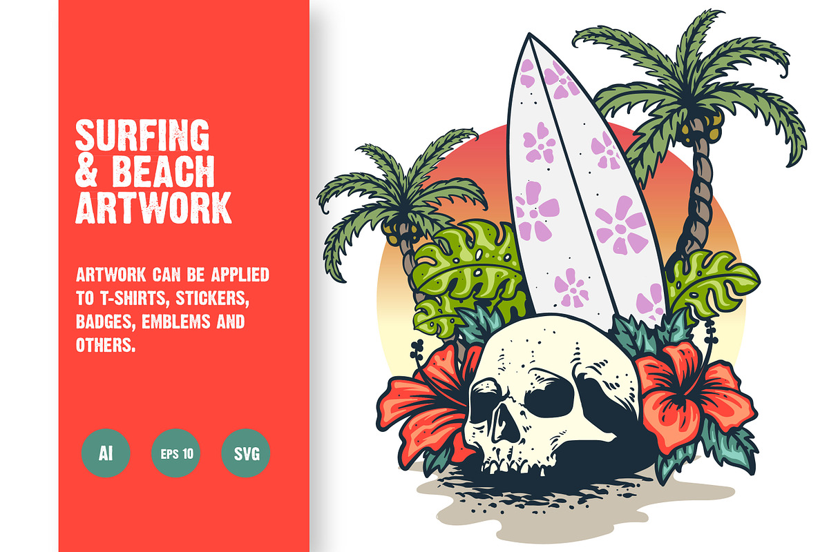 surfing & beach artwork BUNDEL, a Person Illustration by grindstudio (Photo 1 of 5)