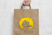 Stupid Duck logo, a Branding & Logo Template by blends.studio (Thumbnail 1 of 2)