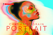 Chromatic Grain Portrait Effect, a Layer Style Add-On by ContestDesign (Thumbnail 1 of 2)