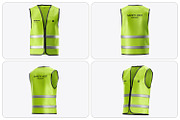 Safety Vest Uniform Mockup, an Apparel Mockup by RamStudio2 (Thumbnail 2 of 15)