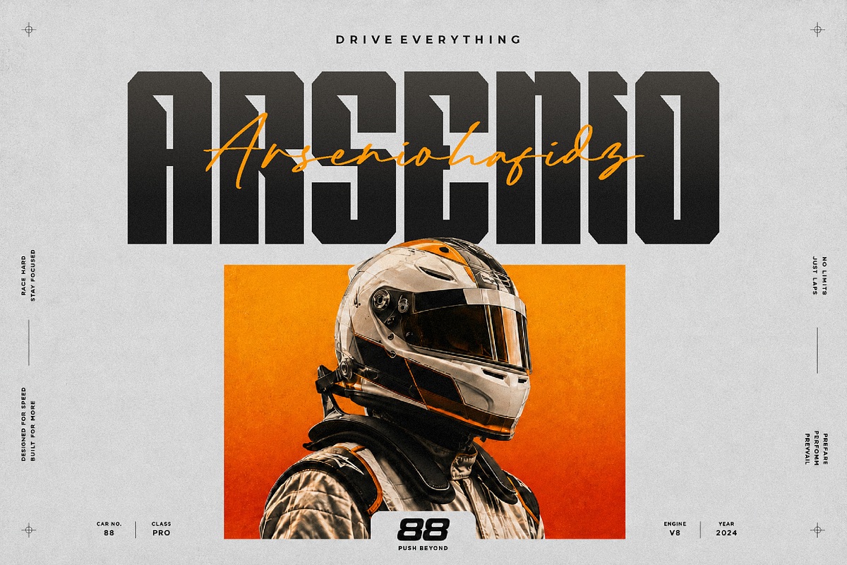 Grozex - Aggressive Racing Font, a Serif Font by figuree studio (Photo 6 of 10)