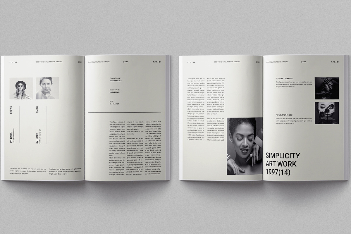 Book Template: InDesign & Canva, a Magazine Template by Work-Envance (Photo 6 of 13)