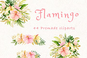 Pink Flamingo clipart, an Illustration by heyiamalice (Thumbnail 2 of 13)