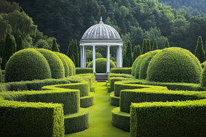 Lovely garden with gazebo, a Photo by Beautiful things