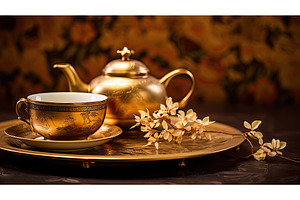 prosperity chinese golden background, a Background Photo by pikepicture